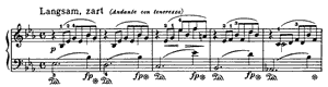Mignon  opus 68 no 35 E-flat Major by Robert Schumann piano sheet music