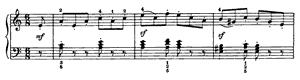 The Wild Horseman by Robert Schumann The Wild Horseman opus 68 no 8 F Major by Robert Schumann piano sheet music