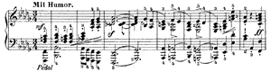 Grillen by Robert Schumann Grillen opus 12 no 4 D-flat Major by Robert Schumann piano sheet music