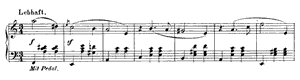 Waltz by Robert Schumann Waltz opus 124 no 4 A Minor by Robert Schumann piano sheet music