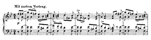Impromptu by Robert Schumann Impromptu opus 124 no 9 B-flat Major by Robert Schumann piano sheet music