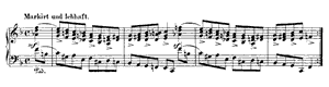 Night-Vision 2  opus 23 no 2 F Major by Robert Schumann piano sheet music