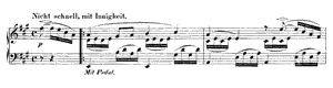 Piece I  opus 99 no 1 A Major by Robert Schumann piano sheet music