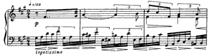 Etude  opus 42 no 2 F-sharp Minor by Alexander Scriabin piano sheet music
