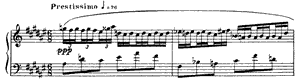 Etude  opus 42 no 3 F-sharp Major by Alexander Scriabin piano sheet music