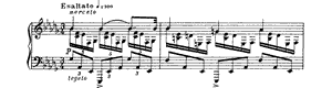 Etude by Alexander Scriabin Etude opus 42 no 6 D-flat Major by Alexander Scriabin piano sheet music