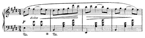 Mazurka by Alexander Scriabin Mazurka opus 3 no 4 E Major by Alexander Scriabin piano sheet music