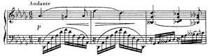 Nocturne (for the Left Hand) by Alexander Scriabin Nocturne (for the Left Hand) opus 9 no 2 D-flat Major by Alexander Scriabin piano sheet music