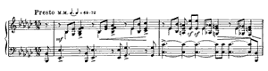 Prelude  opus 11 no 14 n/a by Alexander Scriabin piano sheet music