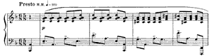 Prelude  opus 11 no 24 D Minor by Alexander Scriabin piano sheet music