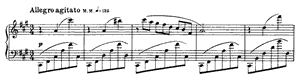Prelude by Alexander Scriabin Prelude opus 11 no 8 F-sharp Minor by Alexander Scriabin piano sheet music