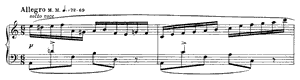 Prelude  opus 13 no 2 A Minor by Alexander Scriabin piano sheet music