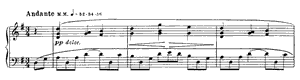 Prelude  opus 13 no 3 G Major by Alexander Scriabin piano sheet music