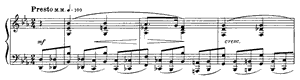 Prelude  opus 17 no 2 E-flat Major by Alexander Scriabin piano sheet music