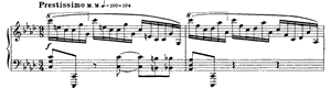 Prelude  opus 17 no 5 F Minor by Alexander Scriabin piano sheet music