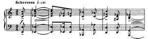 Prelude  opus 35 no 3 C Major by Alexander Scriabin piano sheet music