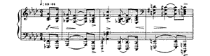 Prelude by Alexander Scriabin Prelude opus 39 no 4 A-flat Major by Alexander Scriabin piano sheet music