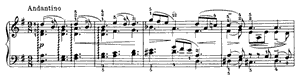 May - White Nights  opus 37 no 5 G Major by Peter Ilyitch Tchaikovsky piano sheet music