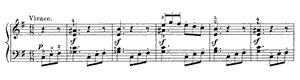 The Witch  opus 39 no 20 E Minor by Peter Ilyitch Tchaikovsky piano sheet music