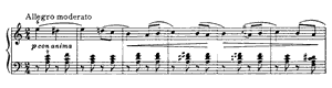 Song Without words by Peter Ilyitch Tchaikovsky Song Without words opus 40 no 6 A Minor by Peter Ilyitch Tchaikovsky piano sheet music