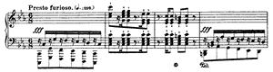 Wild Hunt  no 8 C Minor by Franz Liszt piano sheet music