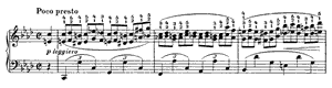 Study after an Etude by Chopin by Johannes Brahms Study after an Etude by Chopin no 1 F Minor by Johannes Brahms piano sheet music