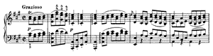 Transcription of a Gavotte by Gluck by Johannes Brahms Transcription of a Gavotte by Gluck A Major by Johannes Brahms piano sheet music