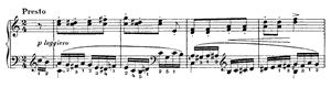 Study after a Rondo by Weber  no 2 C Major by Johannes Brahms piano sheet music