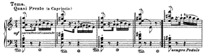 Theme and Variations  no 6 A Minor by Franz Liszt piano sheet music