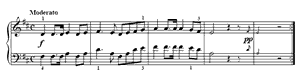 Horns and their echo  no 24 D Major by Daniel Gottlob T�rk piano sheet music