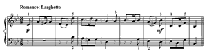 Song of a Knight in the Darkening Wood  no 28 G Minor by Daniel Gottlob T�rk piano sheet music