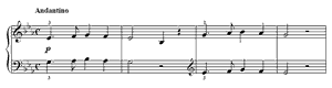 Sleep, my Baby, Sleep  no 15 E-flat Major by Daniel Gottlob T�rk piano sheet music