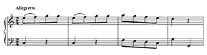 The Lively Boy by Daniel Gottlob Türk The Lively Boy no 3 C Major by Daniel Gottlob Türk piano sheet music