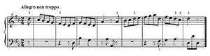 Scales by Daniel Gottlob Türk Scales no 6 D Major by Daniel Gottlob Türk piano sheet music