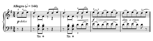 The Shepherd's Return Op. 109 No. 3  in G Major by Burgmüller piano sheet music