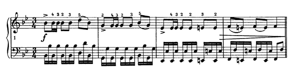 Polonaise 12  B. 3  in B-flat Major by Chopin piano sheet music