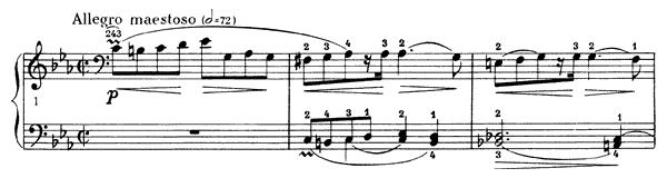 Sonata 1 Op. 4  in C Minor by Chopin piano sheet music