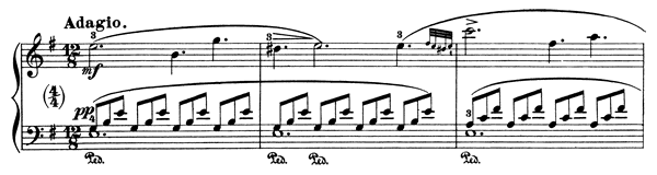 Nocturne 10   in E Minor by Field piano sheet music