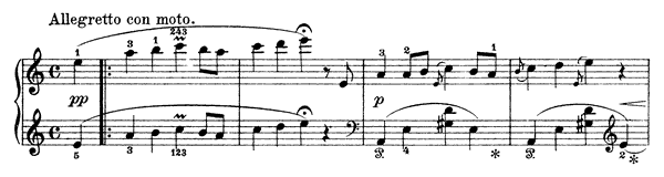 17. The Horsefly and the Fly Op. 17 No. 17  in A Minor by Grieg piano sheet music