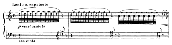 Hungarian Rhapsody  S . 244 No. 11  in A Minor by Liszt piano sheet music