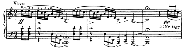Prelude Op. 32 No. 8  in A Minor by Rachmaninoff piano sheet music