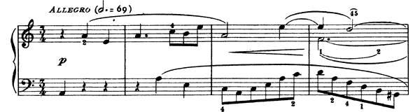 Sonata K. 451  in A Minor by Scarlatti piano sheet music