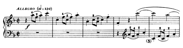 Sonata K. 518  in F Major by Scarlatti piano sheet music