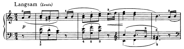 6. The Poor Orphan Op. 68 No. 6  in A Minor by Schumann piano sheet music
