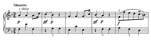 As it really should be   in F Major by Türk piano sheet music