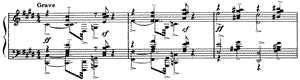 piano sheet music of Etudes-Tableaux