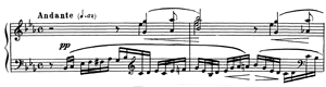 piano sheet music of Prelude