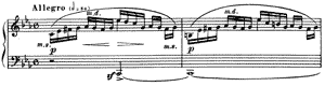 piano sheet music of Prelude
