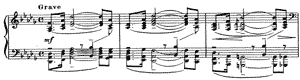 piano sheet music of Prelude