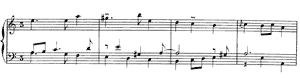 First Sarabande  no 6 A-Minor by Jean Philippe Rameau piano sheet music